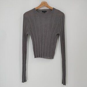 Dynamite Ribbed Knit Long Sleeve